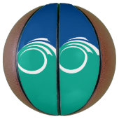 Fullsize Basketball with Flag of Ottawa Basketbal (Verticaal)