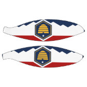 Fullsize Basketball with Flag of Utah, USA Basketbal (Panelen)