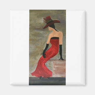 fullsizeoutput_19ceVrouw in Rood Magneet