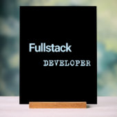 Fullstack Dev Banners Acryl Bord (Neutraal)