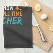 Fulltime leraar Halloween heks ontwerp_1 Theedoek (Quarter Fold)
