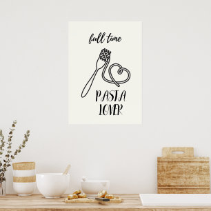 Fulltime pastaliefhebber poster