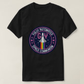 Fully Automated Gay Space Communism Sticker T-shirt (Design voorkant)