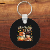 Fully Booked For Fall Cozy Autumn Reading Gift  Sleutelhanger (Voorkant)