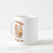 Fully Booked For Fall Pumpkin Books Coffee Thanksg Koffiemok (Voorkant links)
