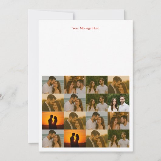 Fully Custom 6 Month Anniversary Card for Couple (Achterkant)