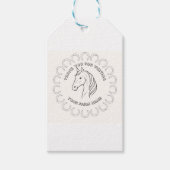 Fully Custom Horse Farm  Cadeaulabel (Voorkant)