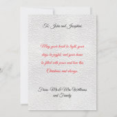 Fully Customisable 2 Photo Traditional Xmas Card (Achterkant)