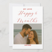 Fully Customizable Anniversary Card for Couple (Voorkant)