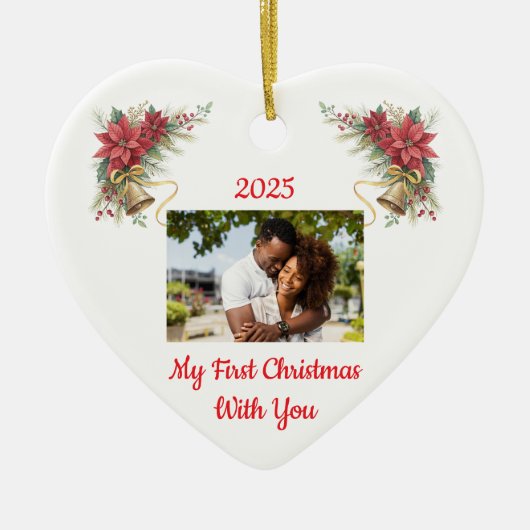 Fully customizable first Christmas ornament (Voorkant)