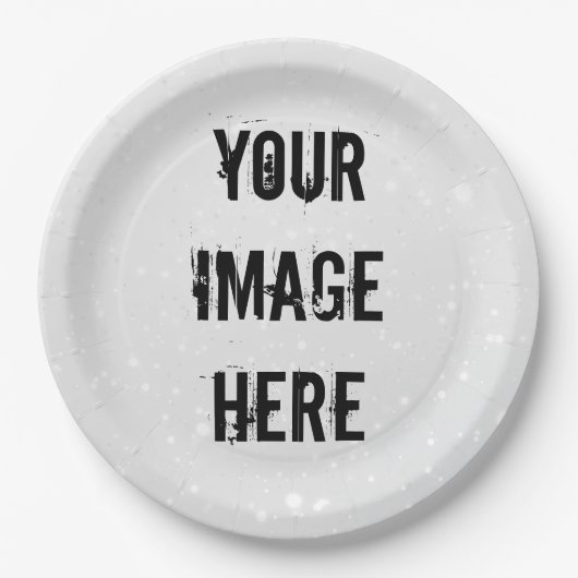 Fully Customizable Paper Plate Papieren Bordje (Voorkant)