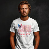 Fully Customizable Patriotic 4th of July Design T-shirt