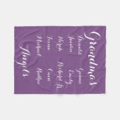 Fully Cutomizable Grandchildren deken (Voorkant (Horizontaal))