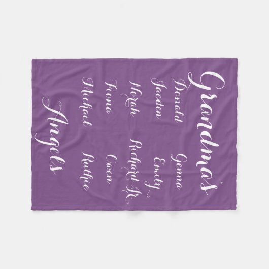 Fully Cutomizable Grandchildren deken (Voorkant (Horizontaal))