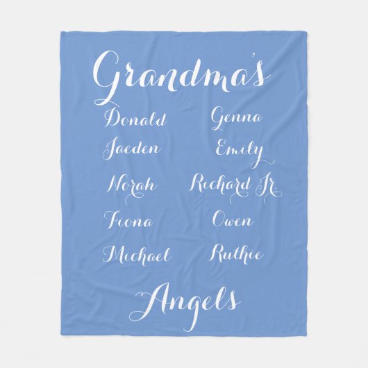 Fully Cutomizable Grandchildren deken (Voorkant)