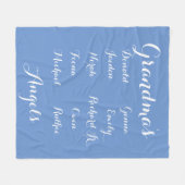 Fully Cutomizable Grandchildren deken (Voorkant (Horizontaal))