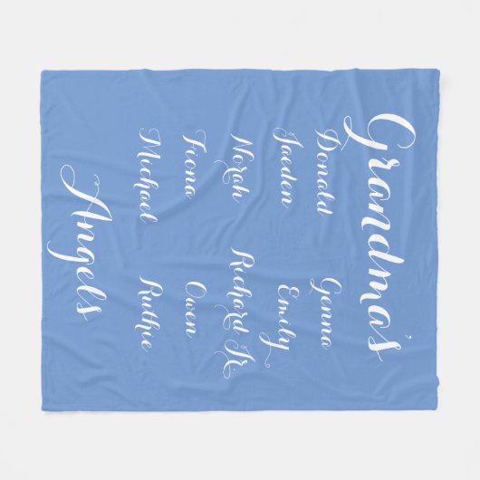 Fully Cutomizable Grandchildren deken (Voorkant (Horizontaal))