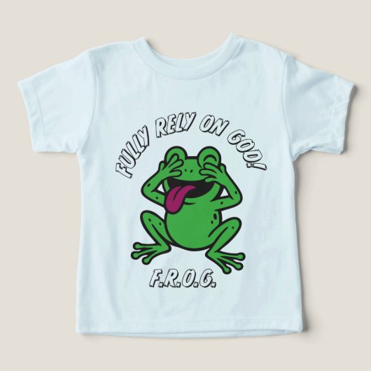 Fully Rely On God F.R.O.G. Toddler  (Design voorkant)
