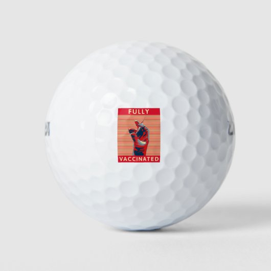Fully Vaccinated Golfballen (Voorkant)