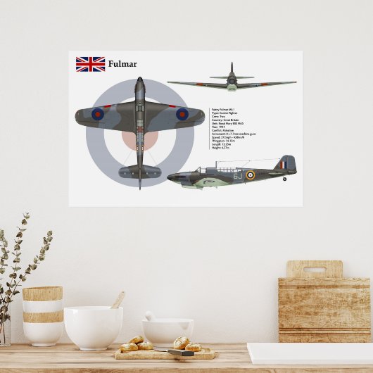 Fulmar 803 Squadron Poster (Keuken)
