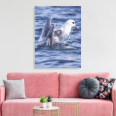 Fulmar natuur foto canvas print (Insitu (Woonkamer))