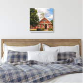 Fulton County Court House in Johnstown, NY Canvas Afdruk (Insitu (Slaapkamer))