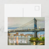 Fulton Ferry Landing, New York, VS Briefkaart (Voorkant / Achterkant)