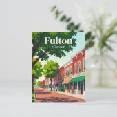 Fulton Missouri Briefkaart (Staand voorkant)