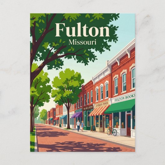 Fulton Missouri Briefkaart (Voorkant)