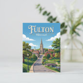 Fulton (Missouri) Briefkaart (Staand voorkant)