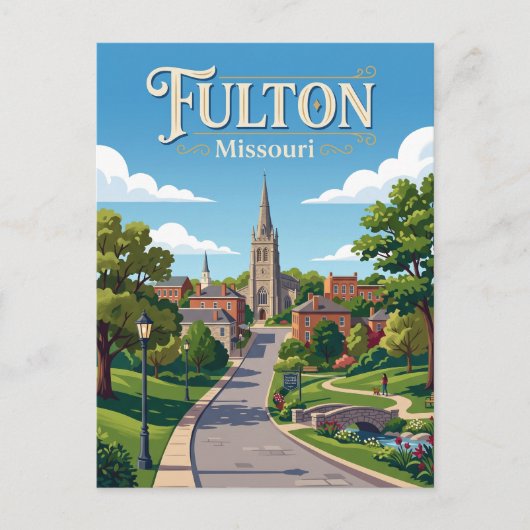 Fulton (Missouri) Briefkaart (Voorkant)