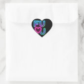 FULU Heart Shaped Sticker (Tas)