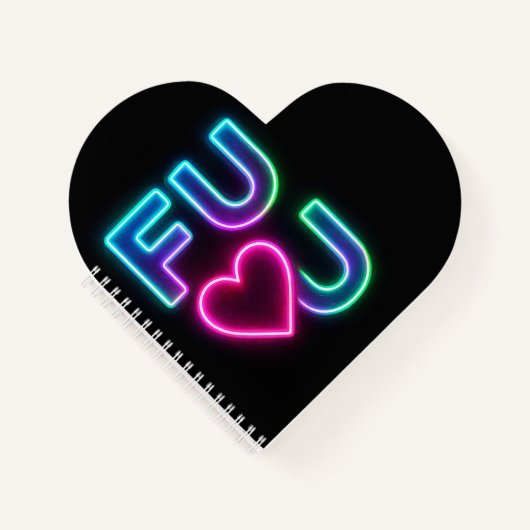 FULU Neon Spiraal Notebook Notitieboek (Voorkant)