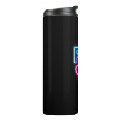 FULU thermische tumbler Thermosbeker (Gedraaid links)