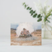 Fumarole, Hverir Geothermisch gebied, IJsland Briefkaart (Staand voorkant)
