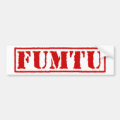 FUMTU BUMPERSTICKER (Voorkant)