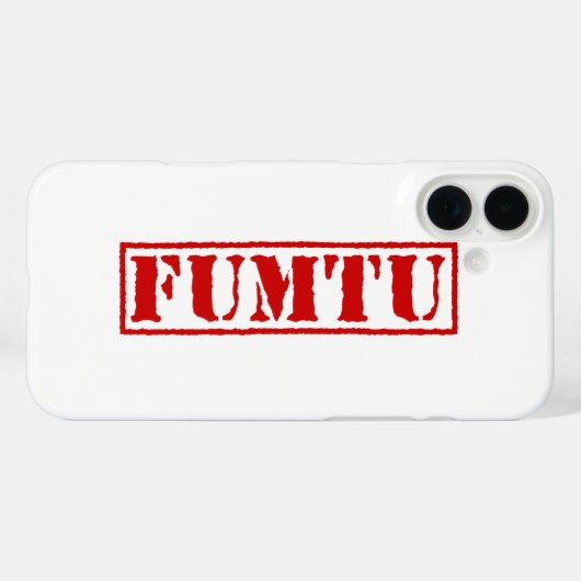 FUMTU Case-Mate iPhone CASE (Achterkant (horizontaal))