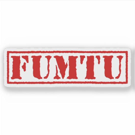 FUMTU STICKER (Voorkant)