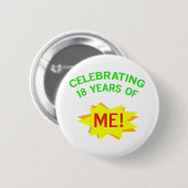 Fun 18th Birthday Gift Idea Ronde Button 5,7 Cm (Voorkant /achterkant)