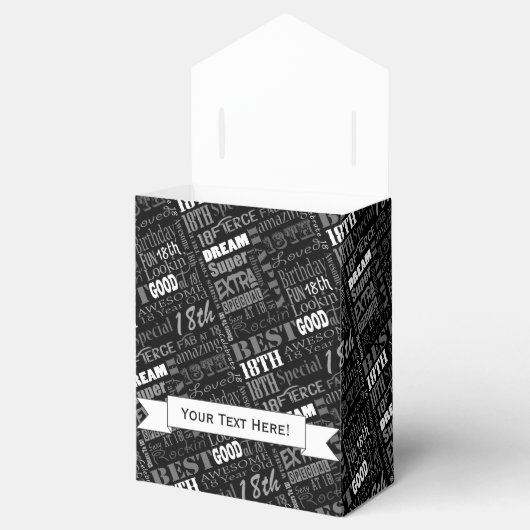 Fun 18th Birthday Party Favors Personalized Bedankdoosjes (Geopend)