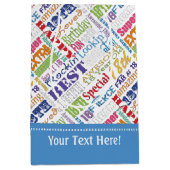 Fun 18th Birthday Party Favors Personalized Medium Cadeauzakje (Voorkant)