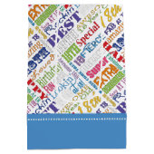 Fun 18th Birthday Party Favors Personalized Medium Cadeauzakje (Achterkant)