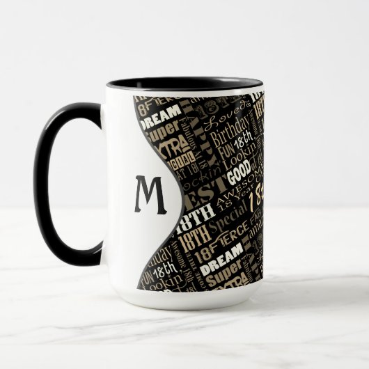 Fun 18th Birthday Party Favors Personalized Mok (Links)