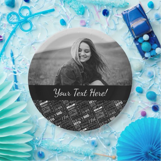 Fun 18th Birthday Personalized Party Favors Gifts Papieren Bordje (Feest)