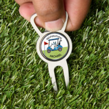 Fun 19th Hole Custom Cart Personalized
