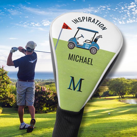 Fun 19th Hole Custom Cart Personalized  Golfheadcover