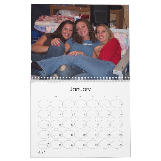 Fun. 2006 met vrienden kalender (Jan 2027)