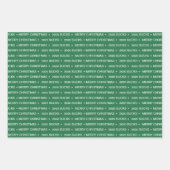 Fun 2020 Sucks Merry Kerstmis Groen Inpakpapier Vel (Voorkant)