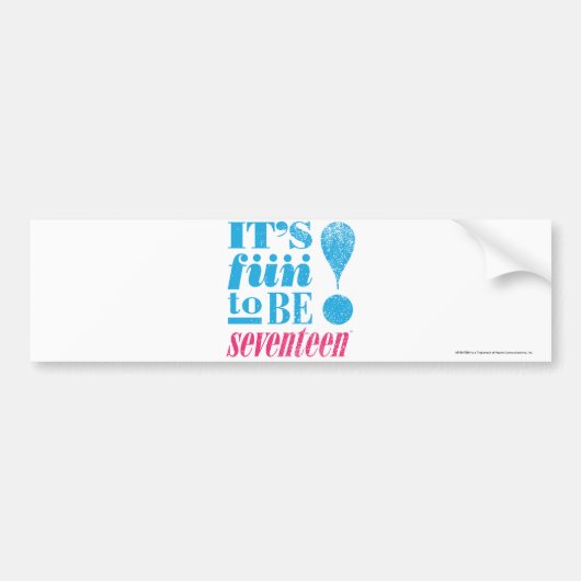 Fun. 2 B 17-Aqua Bumpersticker (Voorkant)