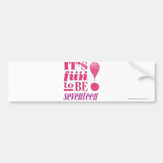 Fun. 2 B 17-Magenta Bumpersticker (Voorkant)